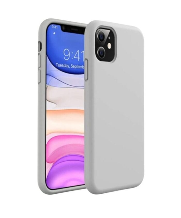 Мръснобял силиконов кейс за Apple устройства