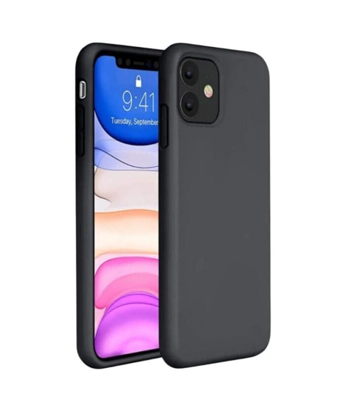 Черен силиконов кейс за Apple устройства,