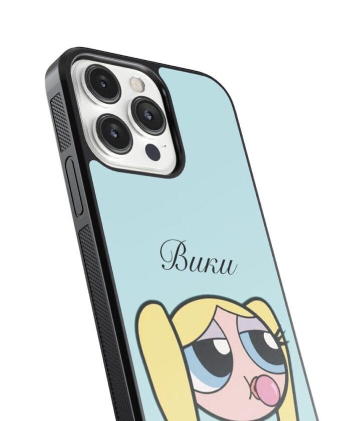 Alternative view of Калъф за телефон Bubbles - С име